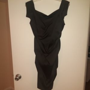 Black cocktail dress